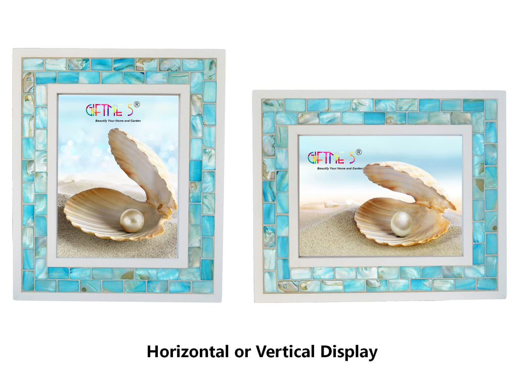 Blue Beach Picture Frame 5x7, Tabletop, 1pc