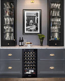 COOLER 28 Bottle Compressor Wine Cooler for Home and Kitchen, Freestanding Mini 