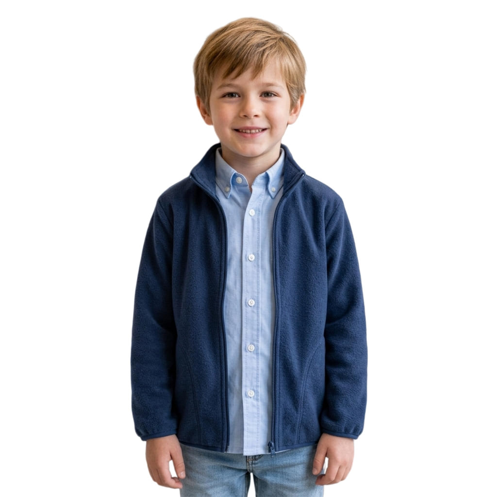 Toddler Boys Girls Fleece Jacket Lightweight Fall Spring