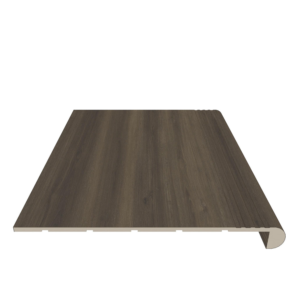 EverLux Basic 20 mm. T x 48.42 in. L x 11.81 in. W Vinyl Stair Tread (4 Pieces) (Hickory)