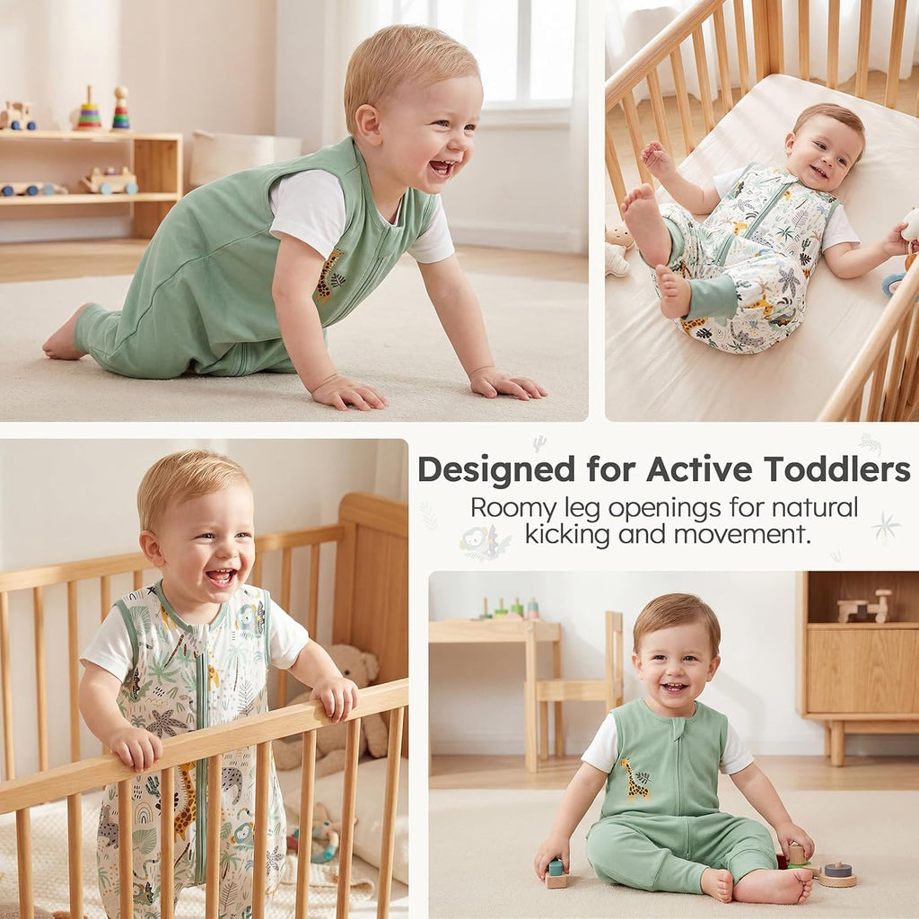 Toddler Sleep Sack with Feet 3- 100% Organic Cotton