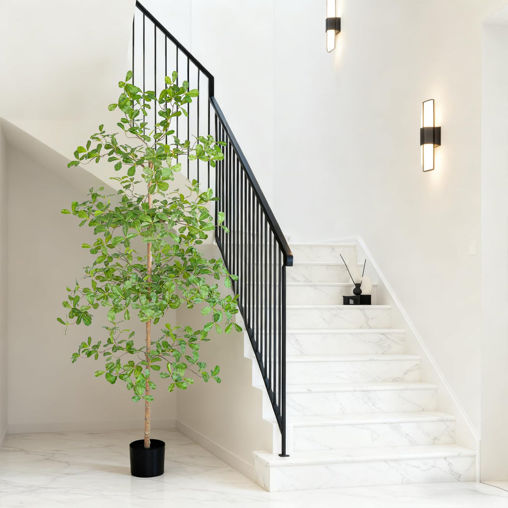 Artificial Black Olive Tree, 6FT Tall Big Faux Shady Lady Tree with Potted, Fake Olive Tree Decor Indoor