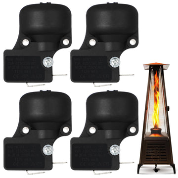 4 Pcs Fd4 Dump Switch Patio Heater Anti Tilt Switch Replacement for Outdoor