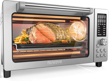 Bravo Pro Smart 21QT Toaster Oven Air Fryer Combo, Convection Oven Countertop, 10 functions all in 1
