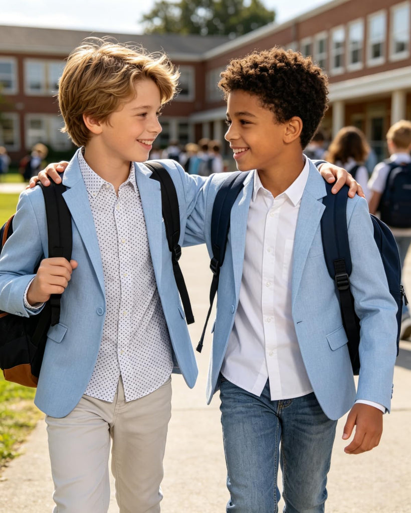 Boys Jacket Suit Blazer Slim Fit Tuxedos Sport Coat for Kids Boy Blazers
