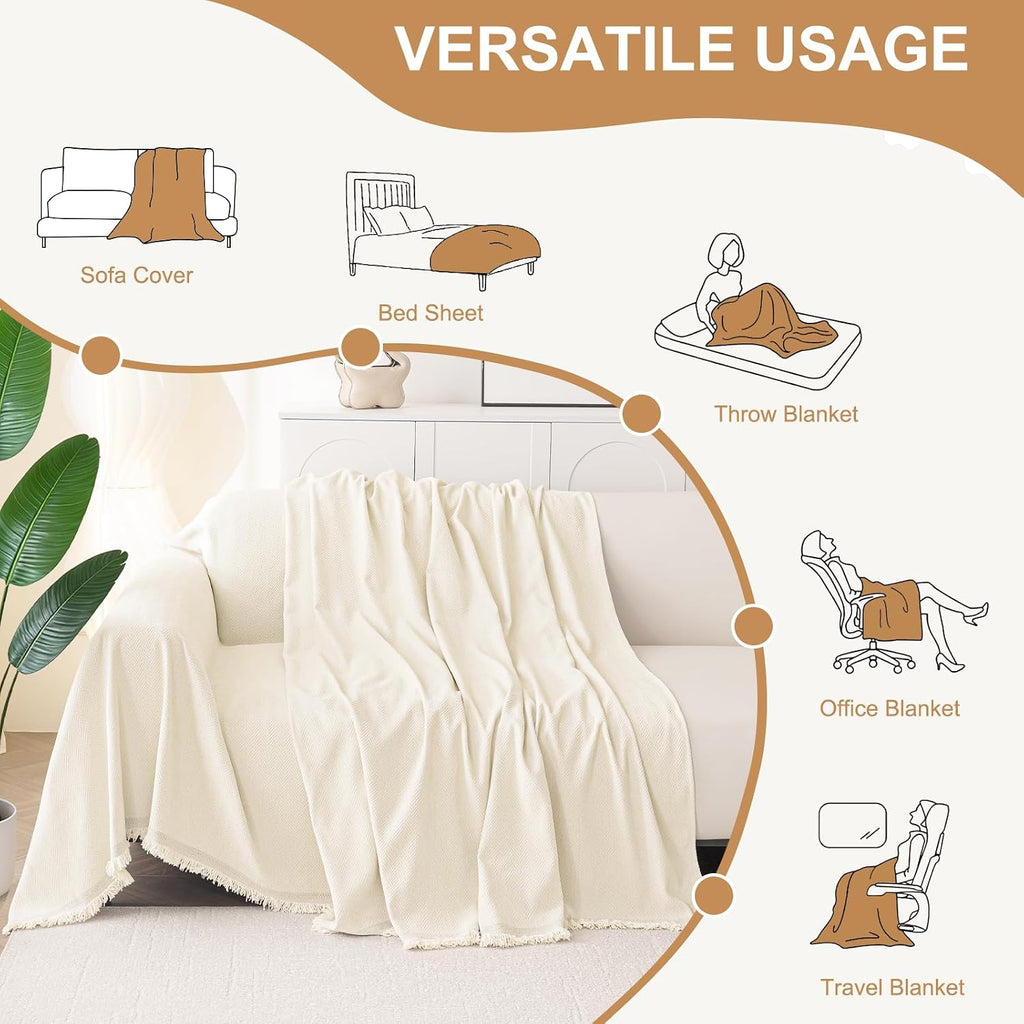 Couch Cover for Dogs, Chenille Sofa Covers for 3 Cushion Couch
