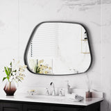 Irregular Wall Mirror 22"x30" Bathroom Mirrors Asymmetrical Artistic Decorative Bedroom Bathroom Hallway Entryway
