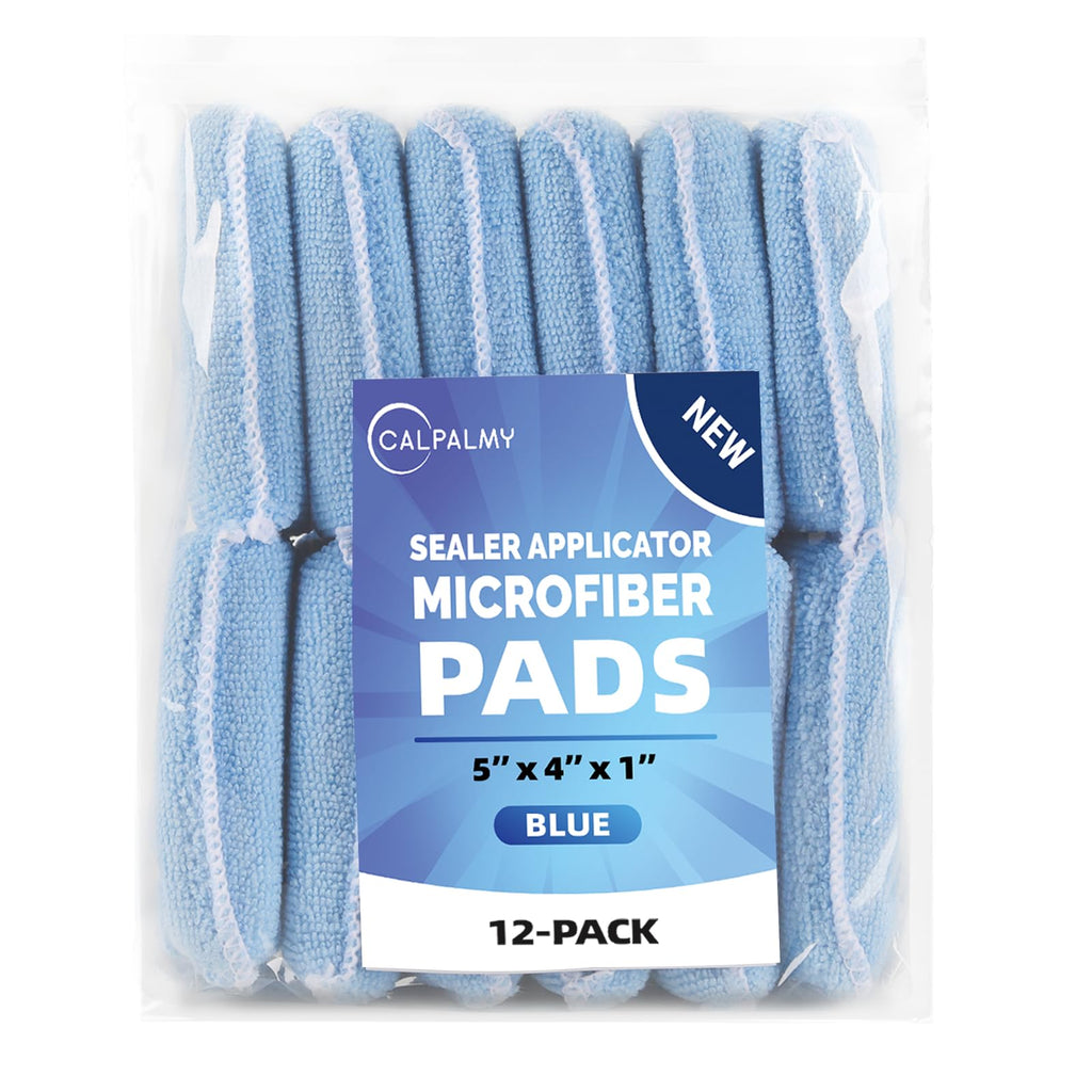 (12-Pack) Professional Microfiber Sealer Applicator Pad - The Perfect Tool to Apply Sealer to All Natural Stone and