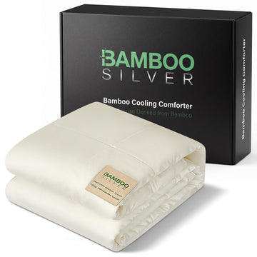 Summer Lightweight Bamboo Comforter, Off White, King