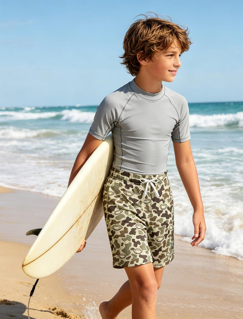 Boys Mesh Athletic Shorts Way Stretch Sportwear with Pockets