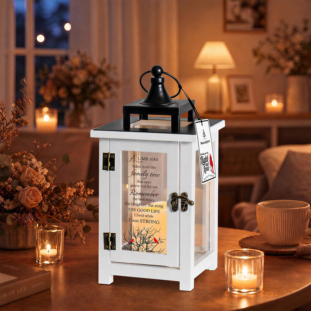Memorial Lantern for Loss of Loved One, Sympathy Gifts
