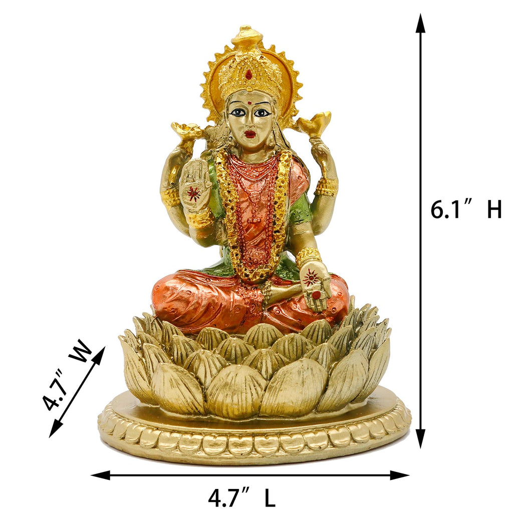 Lakshmi Goddess Statue Hindu Diwali Pooja Item