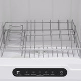 110V Portable Countertop Dishwasher - 360 Degree Auto Spray, 1200W, 5 Washing Programs, Air-Cooled Drying