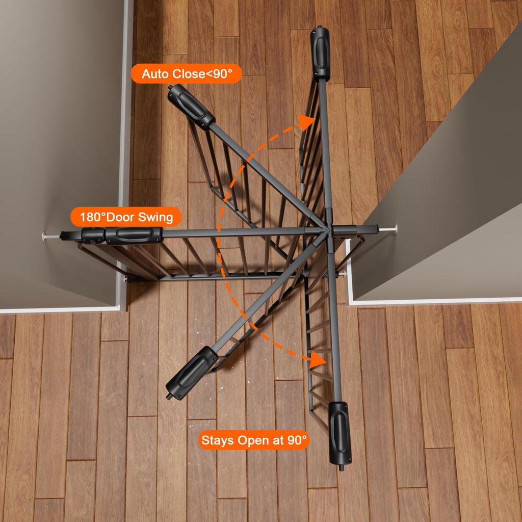 62 to 67 Inch Extra Wide Baby Gate for Doorway Stairs