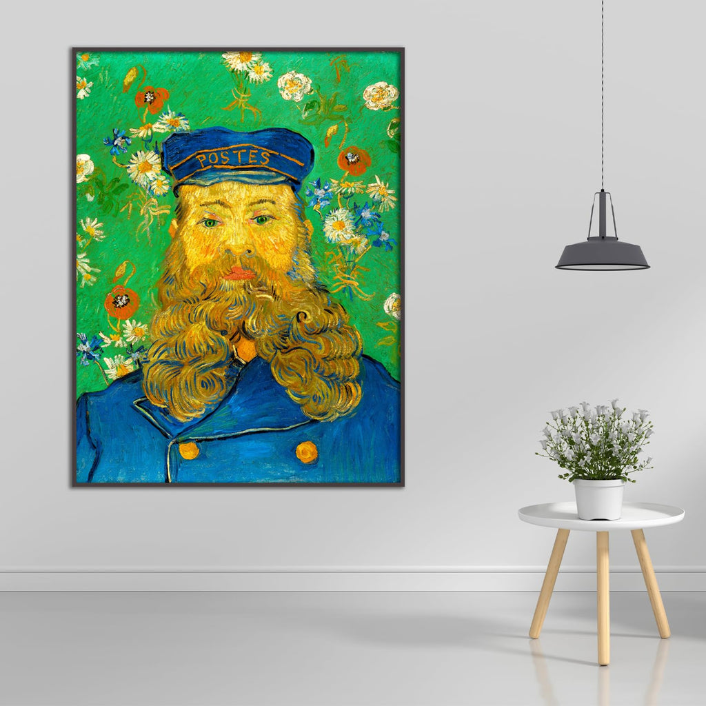 Vincent Van Gogh Canvas Wall Art - Portrait of Josephroulin Art Poster - Modern Art Portrait Print - Famous Oil