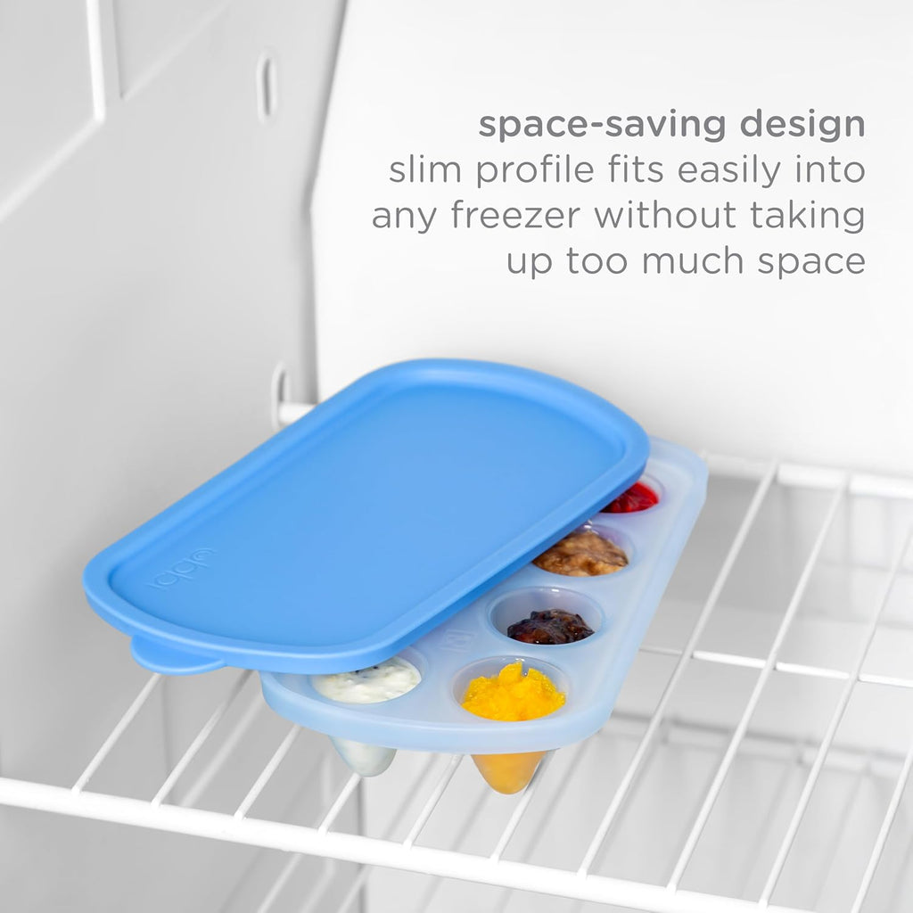 Baby Food Feeder and Freezer Tray Set, Silicone Fresh Food Feeder