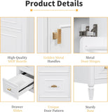 Harper & Bright Designs 30" Bathroom Vanity with Sink, Free Standing Vanity Set with Tip-Out Drawer, 2 Drawers
