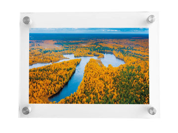 11x14 Wall Mount Acrylic Picture Frame Double Panel Floating Frameless Acrylic Photo Frame Certificate Document Frame
