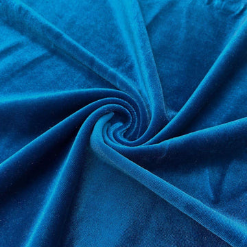 Is 58/60" inches Wide(5 Yard, Teal Blue)