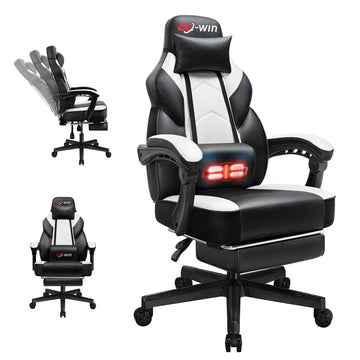Video Gaming Chair for Adults, Computer Chair with Footrest and Ergonomic High Back, Big and Tall Gamer Chair with
