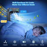 Portable Air Conditioners, 4-in-1 Evaporative Air Cooler with Remote Control, Cooling Fan with 3 Modes