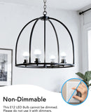 E12 LED Bulbs 60W Equivalent, E12 Small Base Candelabra Ceiling Fan Bulbs 6W 620LM, A15 Globe Bulb 85+ CRI