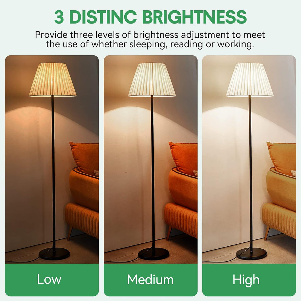 3 Way LED Light Bulbs 50/100/ 150W Eq, A19 E26 Soft White 3000K