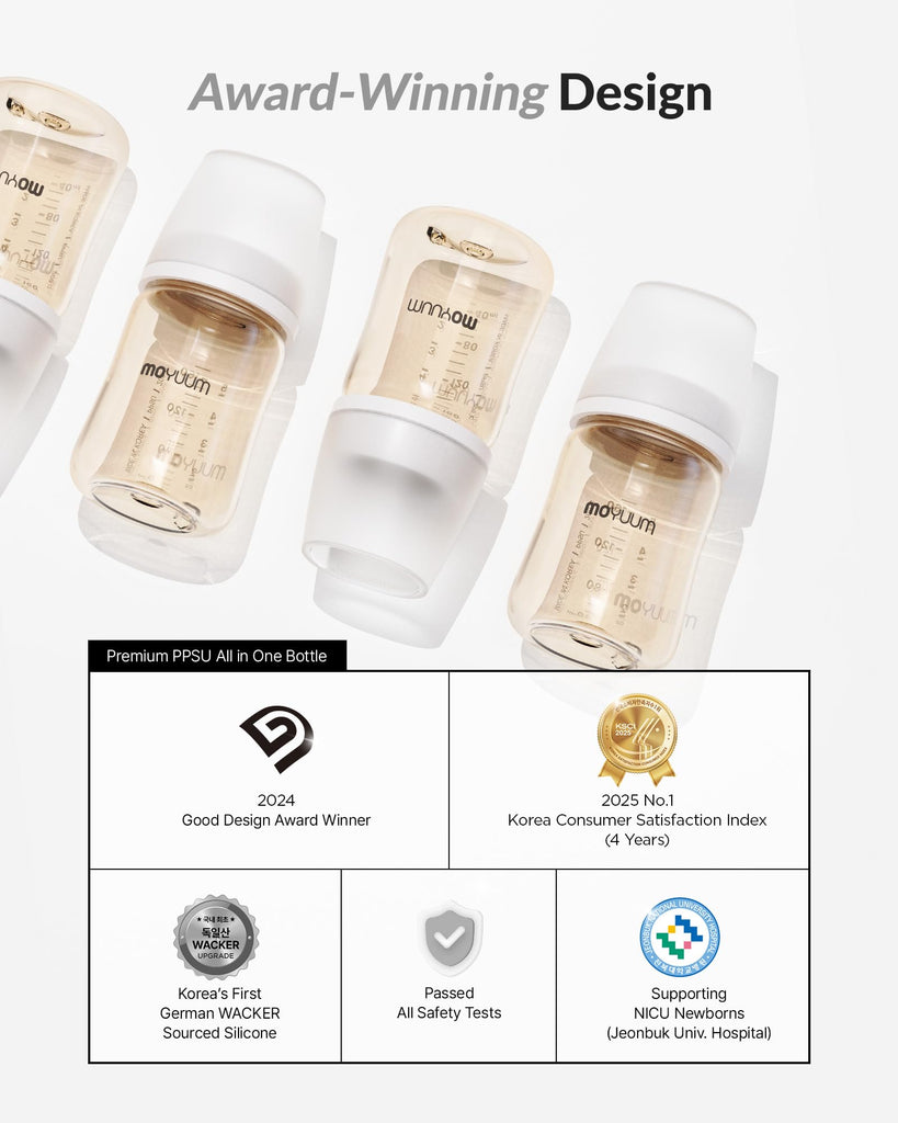 3rd Gen PPSU Baby Bottle | Premium Anti-Colic Feeding Bottle, Microplastic & BPA Free, Natural Fit Breastfeeding