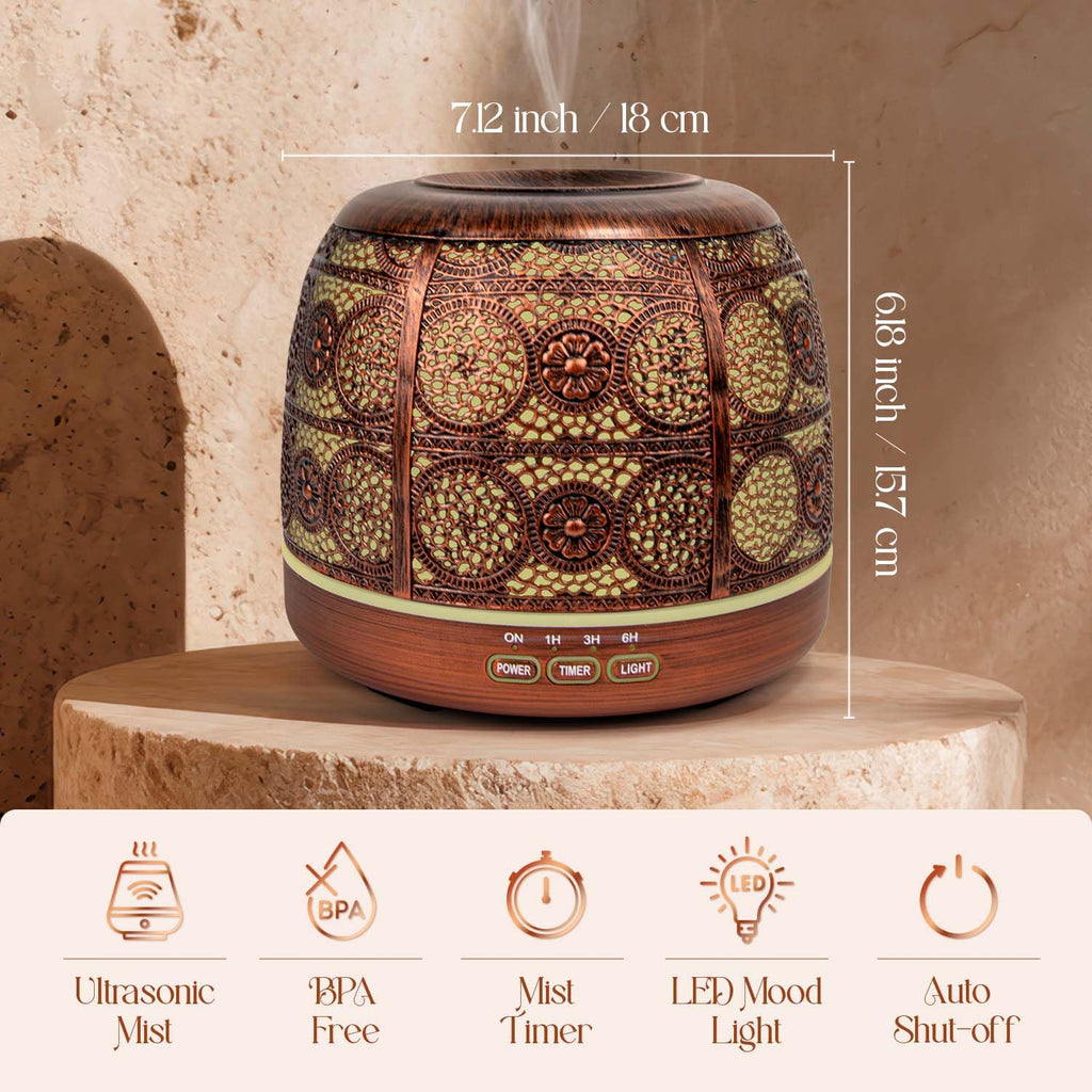 500ml Essential Oil Diffuser, Aromatherapy Diffuser