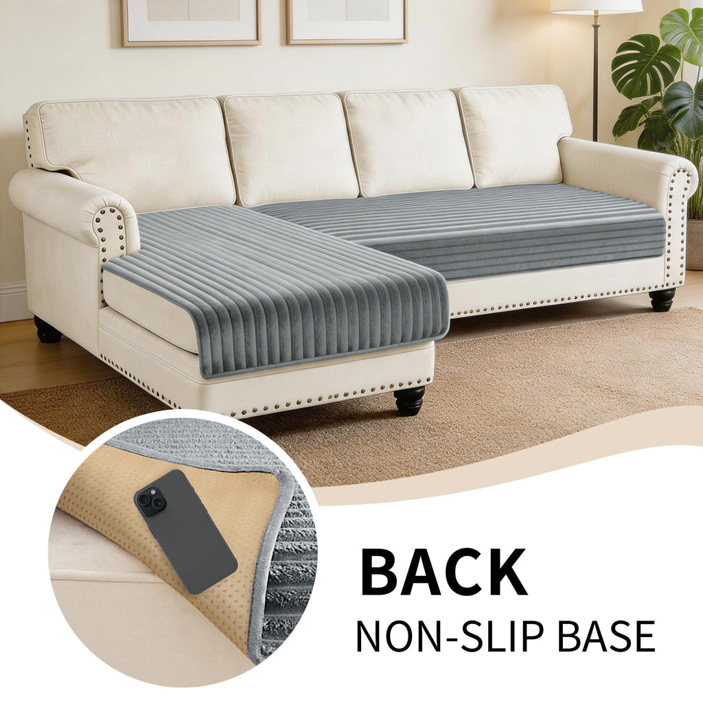100% Waterproof Couch Covers for Sectional Sofa, Washable Couch Cover, L Shaped Couch Cover for Dogs, Non Slip 2