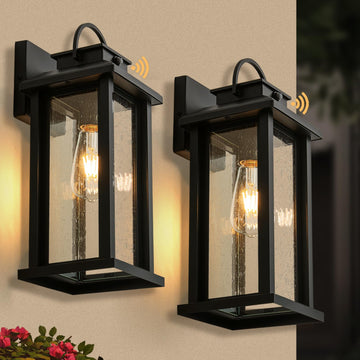 2-Pack 15.5 Inch Dusk to Dawn Outdoor Lighting Wall Mounted