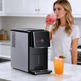 Countertop Nugget Ice Maker, Self-Cleaning Portable Ice Machine, 33 lb/24H, 1.8L Water Tank, 1.5 lb Ice Storage