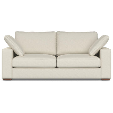 Charlie 78" Wide Performance Fabric 2-Seater Sofa in Cream
