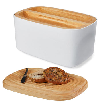 Union Large | Fits Full Sourdough Loaves and More | Breadbox with Cutting Board | Homemade Bread Bin Storage