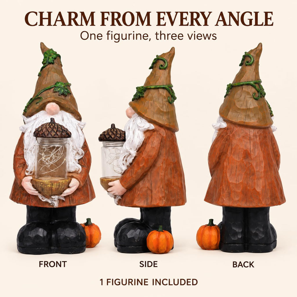 Fall Decor with LED Light, Thanksgiving Tabletop Decoration