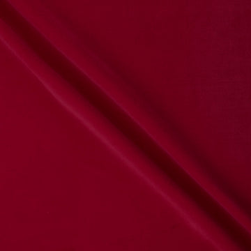 Velveteen Solid, Cranberry Cut by The Yard
