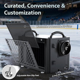 155 Pints Commercial Dehumidifier for Basement with Pump and Drain Hose, Large Space Dehumidifier for Crawl Space