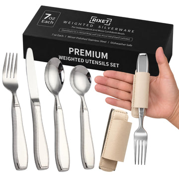 Weighted Silverware for Hand Tremors, Adaptive Utensils for Elderly