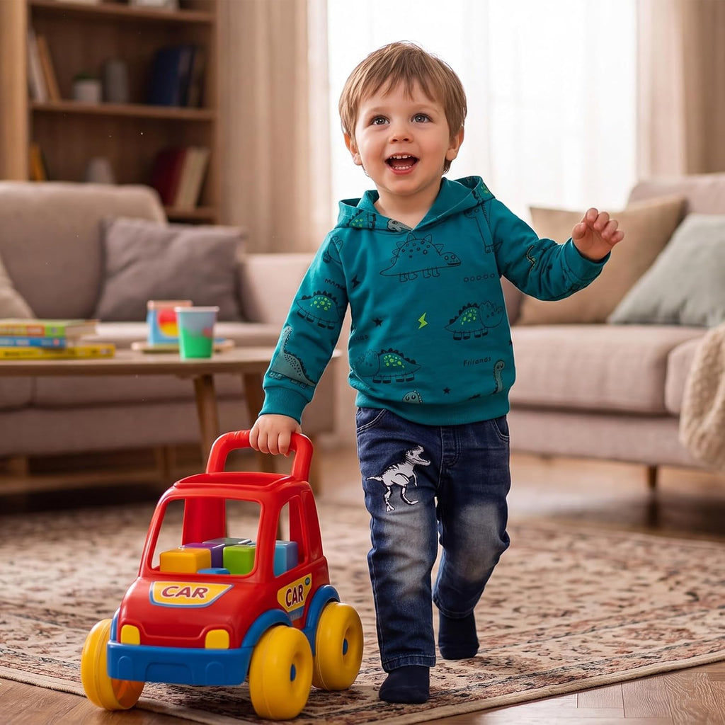 Toddler Boy Clothes Dinosaur Sweatshirt and Jeans Set Pants