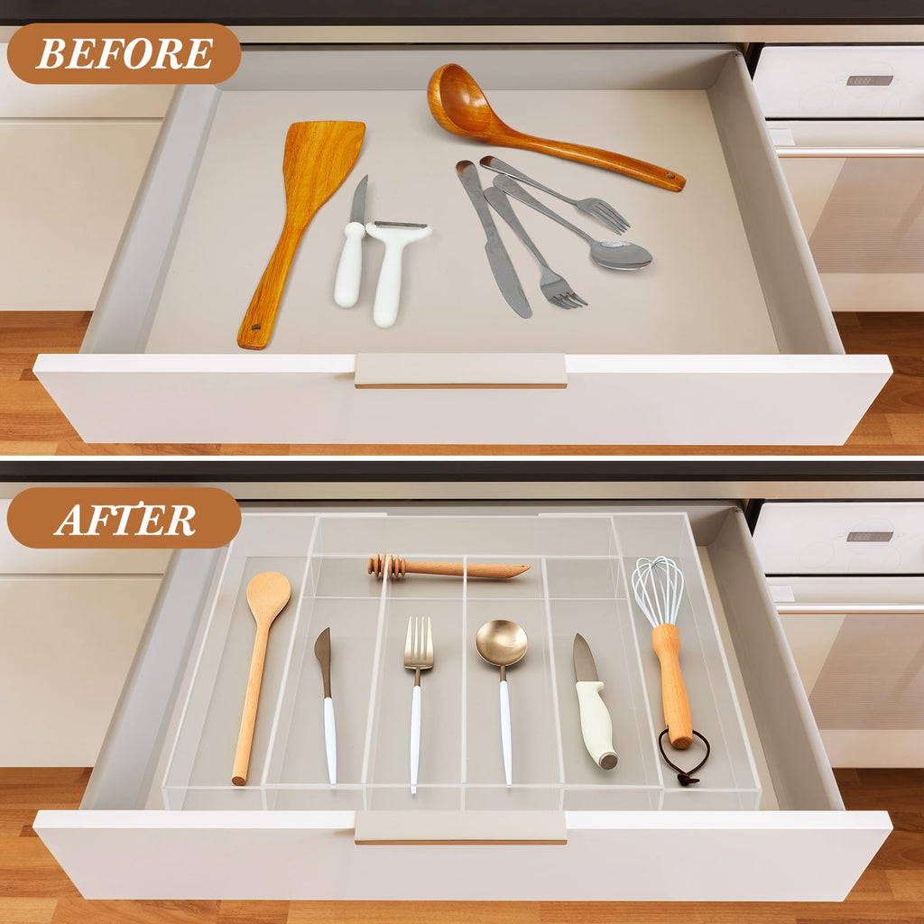 Expandable Drawer Organizer, 12 x 16 Inches, 5-7 Slots