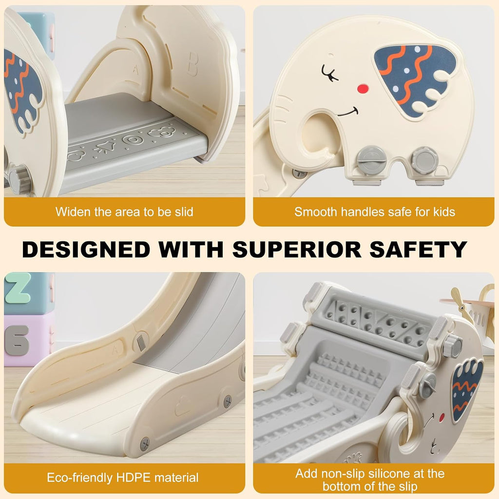 Indoor Couch Slide for Toddlers 1-3, Baby Toddler Slide Indoor, Kids Slide