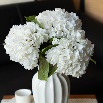 22in Soft Real Touch Artificial, Large Long Stem Latex Faux for Wedding Bouquet, Party, Home, Outdoor Garden Office