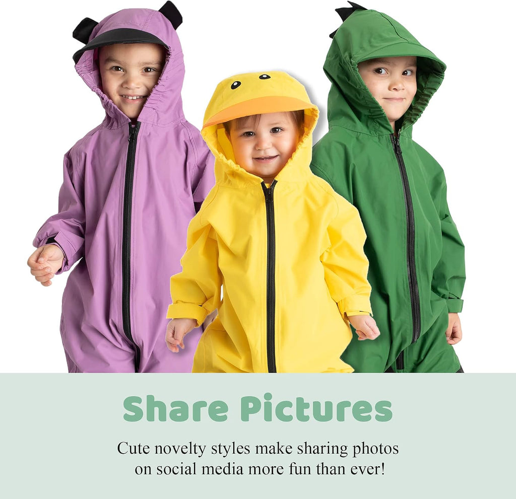 Toddler Rain Suit & Kids Muddy Buddy, 12 Month