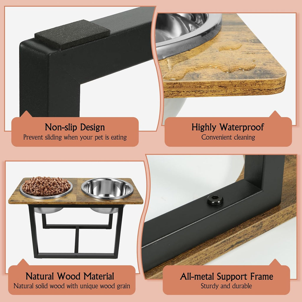 Elevated Dog Bowls, Raised Dog Bowls Stand for Large Dogs