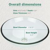 Design Vessel Sink Bathroom Sink above counter Small Vessel Sink Bathroom Sink Bowl Countertop Modern Sinks with
