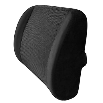 Memory Foam Lumbar Support Pillow Back Cushion Designed for Lower Back Pain Relief by - Provides Maximum Back Support