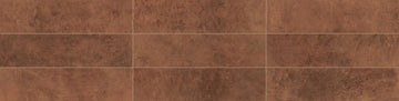 Mart 6" X 24" Porcelian Floor Tile in Cotto