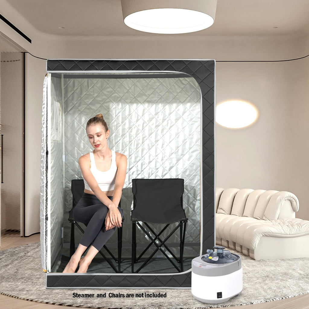 Smartmak Full Size Steam Sauna Tent, Portable Whole Body Home Spa Room, 1 or Two Person Large Space