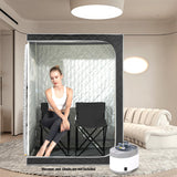 Smartmak Full Size Steam Sauna Tent, Portable Whole Body Home Spa Room, 1 or Two Person Large Space