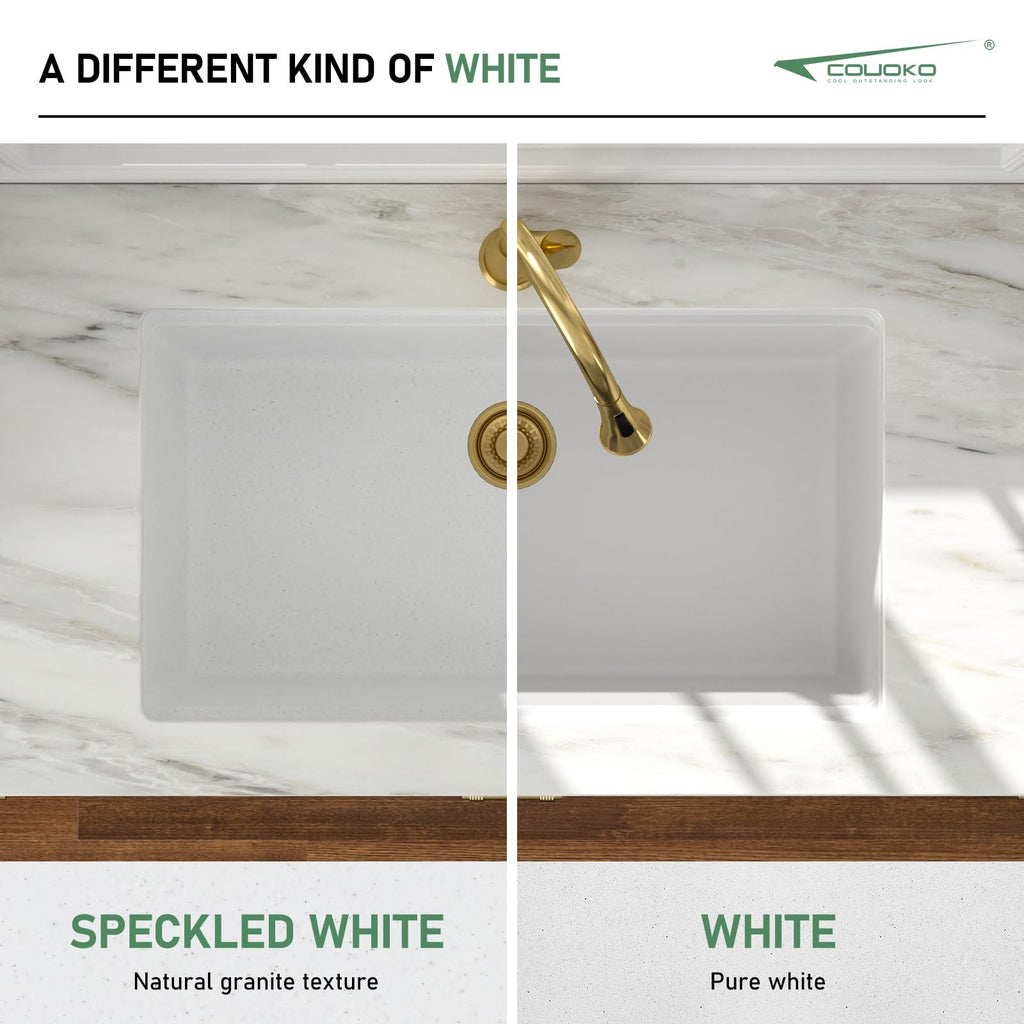 30 Inch White Undermount Kitchen Sink Workstation - White Granite Composite Undermount Kitchen Sinks Quartz Classic
